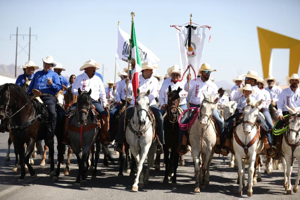 Inicia en Ciudad Juárez Cabalgata Villista con más de 300 jinetes rumbo a&nbsp;Parral